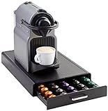 Amazon Basics Schubladenbox zur Aufbewahrung von Nespresso-Kaffeekapseln, Fassungsvermögen: 50 Kap