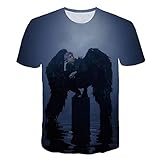 Unisex Sommer T-Shirt 3D-Digitaldruck BTS, Bangtan Boys MAP of The Soul Serie Muster lässig Männer und Frauen Kurze Ärmel-U_XXXXL