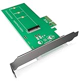 Icy-Box IB-PCI208 Interne PCI-Karte 1x m.2 PCIe (NVMe) SSD (2242, 2260, 2280) zu 1x PCI-Express (X4) Steckplatz bis zu 32 Gbit/S, Full Profile Brack