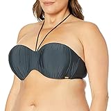 Panache Swim Damen Marina Molded Bandeau Bikini, Graphit, 75DD