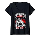 Damen Ich fahr zur Hölle, braucht ihr was? T-Shirt mit V