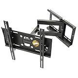 RICOO TV Wandhalterung Schwenkbar Neigbar, (R23-S) Universale TV-Halterung für 31-65 Zoll (bis zu 95-Kg, Max-VESA 400x400 mm) Flach Curved-Bildschirm Flachbild-F