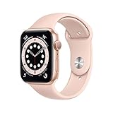 Apple Watch Series 6 (GPS, 44 mm) Aluminiumgehäuse Gold, Sportarmband S