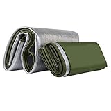 W.P. Feuchtigkeitsfeste Pad Verdickung Outdoor tragbare wasserdichte Gras Picknick Home Zelt Aluminiumfolie einzigen Schlafsaal Isomatte, 9 mm dick 200 * 150