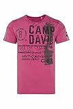 Camp David Herren T-Shirt im Vintage Look mit Lab