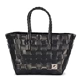 Witzgall Shopper Vintage Style 5010 55 TINE schwarz, 37cm x 24cm x 28cm, Einkaufstasche, Einkaufsshopp