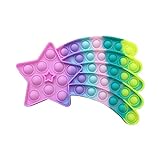 2021 Push Pop Pop IT Push in Regenbogen Farbe zur Ablenkung bei Stress & Nervosität für Kinder und Erwachsene Fidg