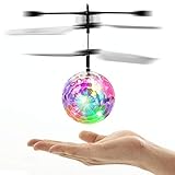 Mumaya Flying Ball Toys, Kinder Luminous Magic Electric Flying Ball Helicopter Bunt blinkendes LED-Licht Infrarot-Sensor Spielzeug Geschenk Kinderspielzeug