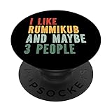 Ich mag Rummikub und mag 3 Leute PopSockets mit austauschbarem PopGrip