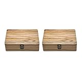 IPOTCH 2pcs Hölzernes Zigaretten Rollen Behälter Rauchen Halter Stash Kasten Fall Geschenk