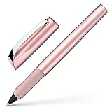 Schneider Ceod Shiny Tintenroller (Rechts- und Linkshänder, Strichstärke M, inkl. Tintenpatrone Königsblau) powder pink