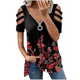 für Frauen nölpferd t-Shirt Tops Sommer Poloshirt Herren 3XL Hoodies für Teenager mädchen Cropped top Damen Sportshirt aiki keylook Pullover Crop Partner 2er Set Paare mit Kapuze(A2-Rot,S)