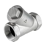 Edelstahl Rückschlagventil 1/2' DN15 | PN50 | metallisch dichtend | Rückflussverhinderer | Muffenrücklagventil | thyssenkrupp