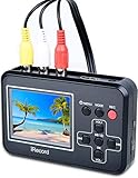 Video Grabber digitalisiert Videobänder Direkt auf Speicherkarte, Video-zu-Digital-Konverter für Videorecorder, VHS-Kassetten, Hi8, Camcorder, DVD, Digitaler V