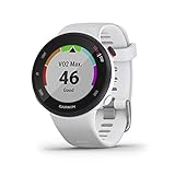 Garmin Forerunner 45S – GPS-Laufuhr im schlanken Design mit umfangreichen Lauffunktionen, Trainingsplänen, Herzfrequenzmessung am Handgelenk, für schlanke Handgelenke, (Generalüberholt)