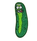 Anwendung Cartoon Classic Cartoon Network Rick der Pickle Cosplay Badge gesticktes Eisen oder aufg