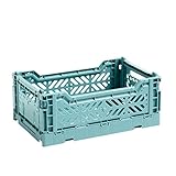 Colour Crate Korb S, teal exclusive Polypropylen faltbar stapelbar LxBxH 26,5x17x10,5