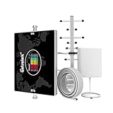 Lintratek 5 Bänder Handy-Signalverstärker für Home 4G LTE Verizon AT&T T-Mobile Sprint Signalverstärker Repeater für Band 12/17/13/5/2/4, Boost-Daten und S