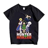 Japanisches Anime Hunter × Hunter Peripheral Loose Kurzarm-Stilvolles Print-T-Shirt für Baby oder Jungen und M