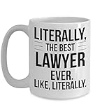 N\A Bester Anwalt Aller Zeiten Becher buchstäblich Wertschätzung Geburtstag