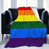 Leichte, weiche Flanell-Decke, warm, gemütlich, niedlich, für alle Jahreszeiten, Fleece-Decke, 152,4 x 127,7 cm, für Bett, Couch, Büro, Camping
