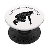 Vintage Football Player Defensive Offensive Lineman Zitat PopSockets mit austauschbarem PopGrip
