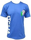 TICILA Herren T-Shirt Blau Italia Italien Italy Forza Squadra Azzurra Azzurri Fussball WM EM Fan Trikot XXXL