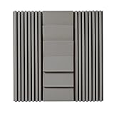 LiuzheZ Schallschutzschaumplatten, Studioschaum Pyramidenfliesen Schalldicht Polsterung Schalldämmung Baumwolle Für Wand, Tür, Decke, Größe: 90 * 90 * 7,5 cm(Size:90 * 90 * 7.5CM,Color:F)