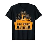Lustige DJ-Musik Vinyl-Schaukelkollektor im Vintage-Stil T-S