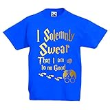 I Solemnly Swear That I Am Up To No Good T-Shirt – Harry Potter inspiriertes Zauberer magisches Geburtstagsgeschenk für Jungen oder Mädchen T-Shirt Alter 2–3 Gr. 2-3 Jahre, b