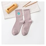 JJSCCMDZ Weihnachtssocken Heißer Frauen Planeten Erde Socken Frau Baumwollsocken Frühling und Herbst Feste Farbe Socken Damen Planeten und Universal Socken (Color : C3)