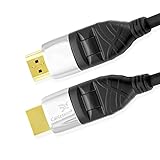 Cablesson Ivuna Flex Plus 5 ft / 2m High Speed HDMI Cable (HDMI Type A, HDMI 2.1/2.0b/2.0a/2.0/1.4) - 4K, 3D, UHD, ARC, Full HD, Ultra HD, 2160p, HDR - Rotating and swiveling connectors - Black