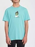 Volcom Herren Cinder Block Ltw Ss T-Shirt, Mysto grün, XL