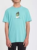 Volcom Herren Cinder Block Ltw Ss T-Shirt, Mysto grün, XL