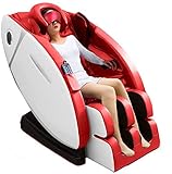 ZAMAX Massagestuhl, Professionelle Ganzkörper 125 cm Manipulators Massage-Stuhl Heim Automatische Zero Gravity Massagesessel Elektro Sofa, Stuhl, Kopf-Airbag Augenschutz, Multifunktions-Smart Massag