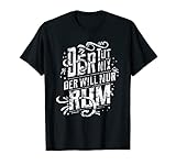 Herren Rum Trinker Männer T-S