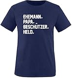 AngryShirts Ehemann.Papa.Beschützer.Held T-Shirt H