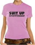 Touchlines Girlie T-Shirt How I Met Your Mother - SUIT UP, soft pink, S, D1612