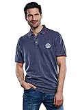 engbers Herren Polo-Shirt gefärbt, 31736, Blau in Größe 3XL