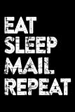 Client Log Book - Funny Mail Carrier Saying Postal Worker Gift Postman Mailman Art Saying: Client Tracking Log Book, Client Data Organizer For Salon, ... Owner, Customer Journal With Details,L