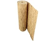 bambus-discount.com Schilfrohrmatten Premium für Balkon, Beach, 90 hoch x 600cm breit, Sichtschutz Matten W