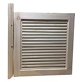 QIANDA Schwingtüren Cafe Türe,Jalousien Einzelne Salontür Massivholz Scharniere Enthalten Unvollendet Zum Küche Emporium Eingang, (Color : A, Size : 80x60cm)