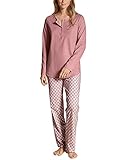 CALIDA Damen Lovely Nights Pyjamaset, Rose Bud, 40-42