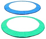 KKJKK Ersatz Runden Trampolin-Sicherheitspolster Universal Federabdeckung Wasserdicht Reißfest Trampolin-Pad Guard-Surround-Pad, zum 6 Fuß, 8 Fuß, 10 Fuß, 12 Fuß, 13 Fuß, 14 Fuß,16 Fuß,Grün,14
