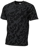 MFH 00130D US Army Herren Tarn T-Shirt Streetstyle (Night Camo/L)