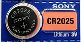 Sony CR2025 3V Lithium Cell Battery (5Pcs per Pack)