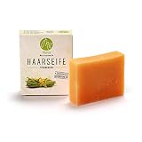 Mara Haarseife Zitronengras, Naturkosmetik, vegan, Bio-Naturseife, handgemacht, Haarpflege, 1x90g