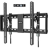 Amazon Brand - Eono TV Wandhalterung, Neigbare TV Halterung für die meisten 42–90 Zoll Fernseher bis zu 54,5kg mit max. VESA 600x400mm, ausziehbar bis zu 18 cm und neigbar, TV-Wandbefestigung, PL2104