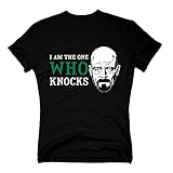 T-Shirt Breaking Bad Heisenberg I'm The one who Knocks Shirt Tee Fan, XXXL, schwarz-grü