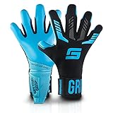 Gripmode Aqua Hybrid Torwarthandschuhe I Torhüter Handschuhe mit Belag aus Griptec® Latex für jedes Wetter I Fußball-Torwarthandschuhe für Kinder, Jugendliche & Erwachsene I Größe 10